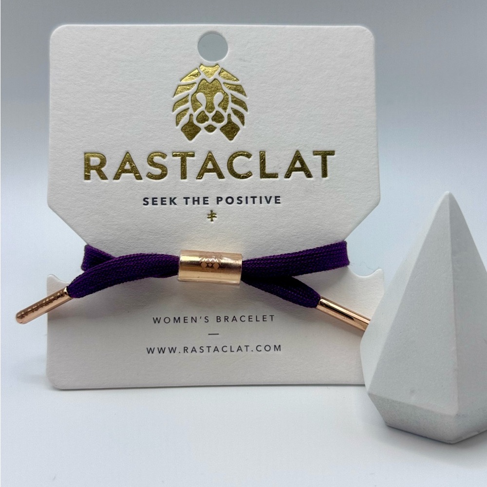 Rastaclat OG Hand Assembled ERICA Single Lace Adjustable Bracelet NWT!